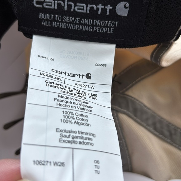 Carhartt Force Sweatband,Canvas,Floral Graphic Ball Cap,buckle close,wicks sweat - Picture 6 of 6